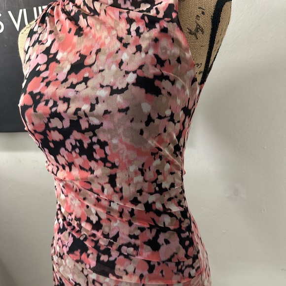 🆕Bar III Mesh Ruched Top - Picture 3 of 10